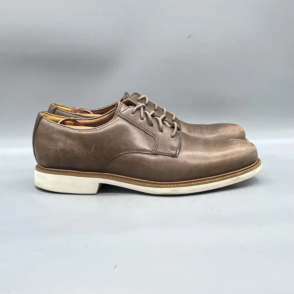 Cole Haan Shoes Mens 9 Brown Leather Grand OS Oxford Casual Sneakers Comfort
